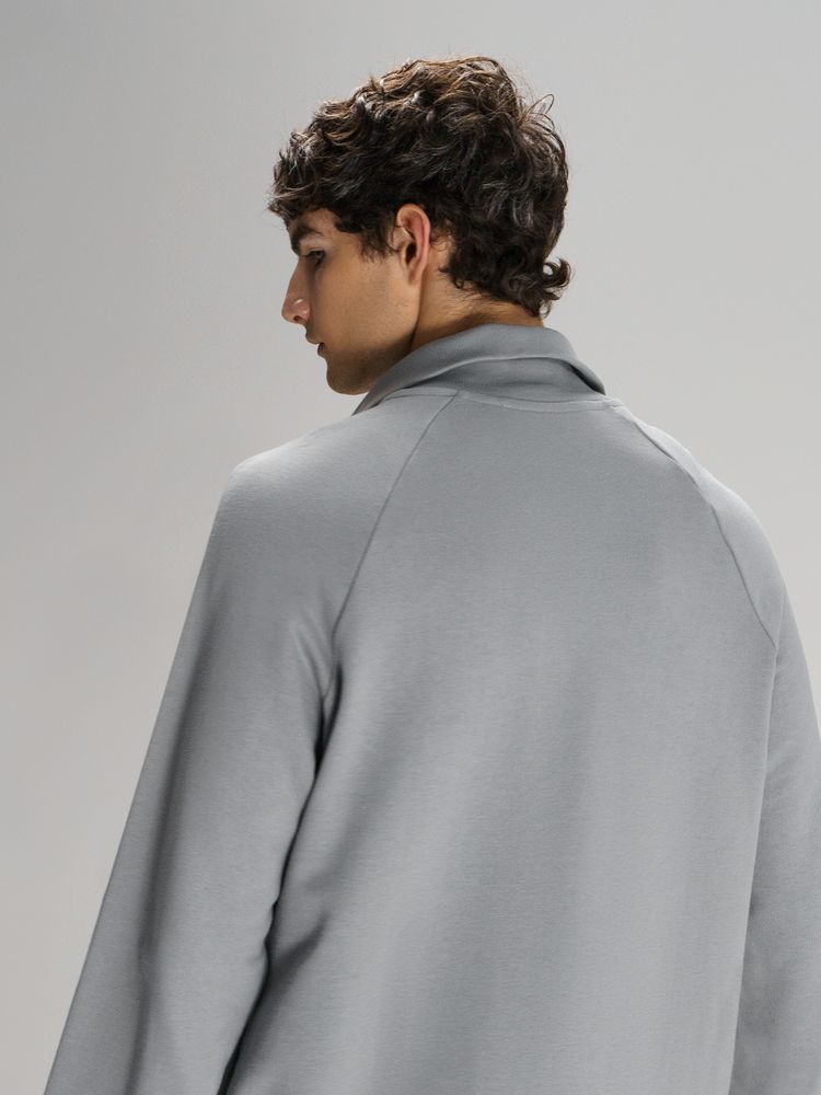 Толстовка унисекс Neofit, светло-серая-6