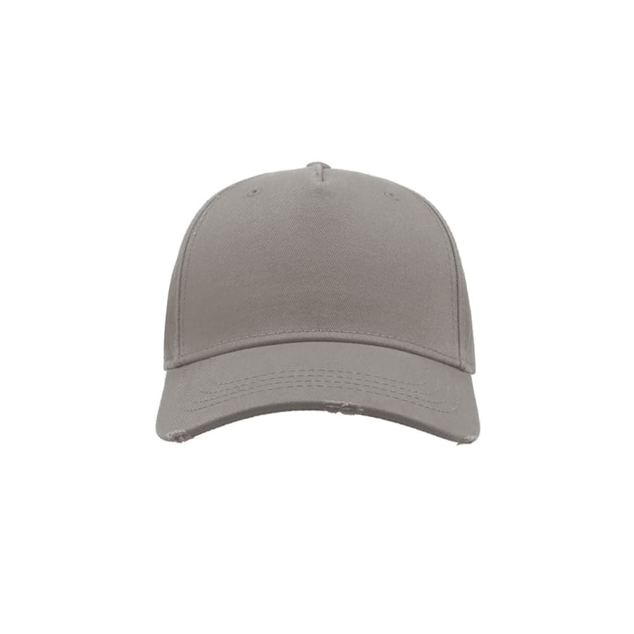 Бейсболка CARGO, 5 клиньев, металлическая застежка, серый-7