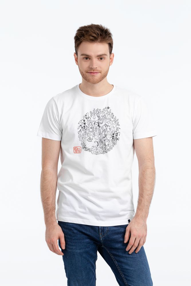 Футболка «Кавалер», белая-1