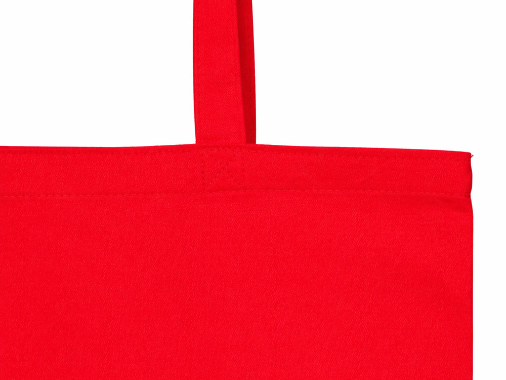 Сумка Твил из хлопка, 210 г/м2, красный-2