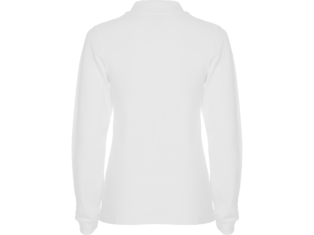 Рубашка поло Estrella женская с длинным рукавом, белый-1
