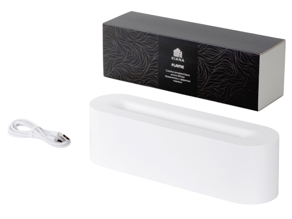 Увлажнитель с эффектом пламени Flame, белый-9