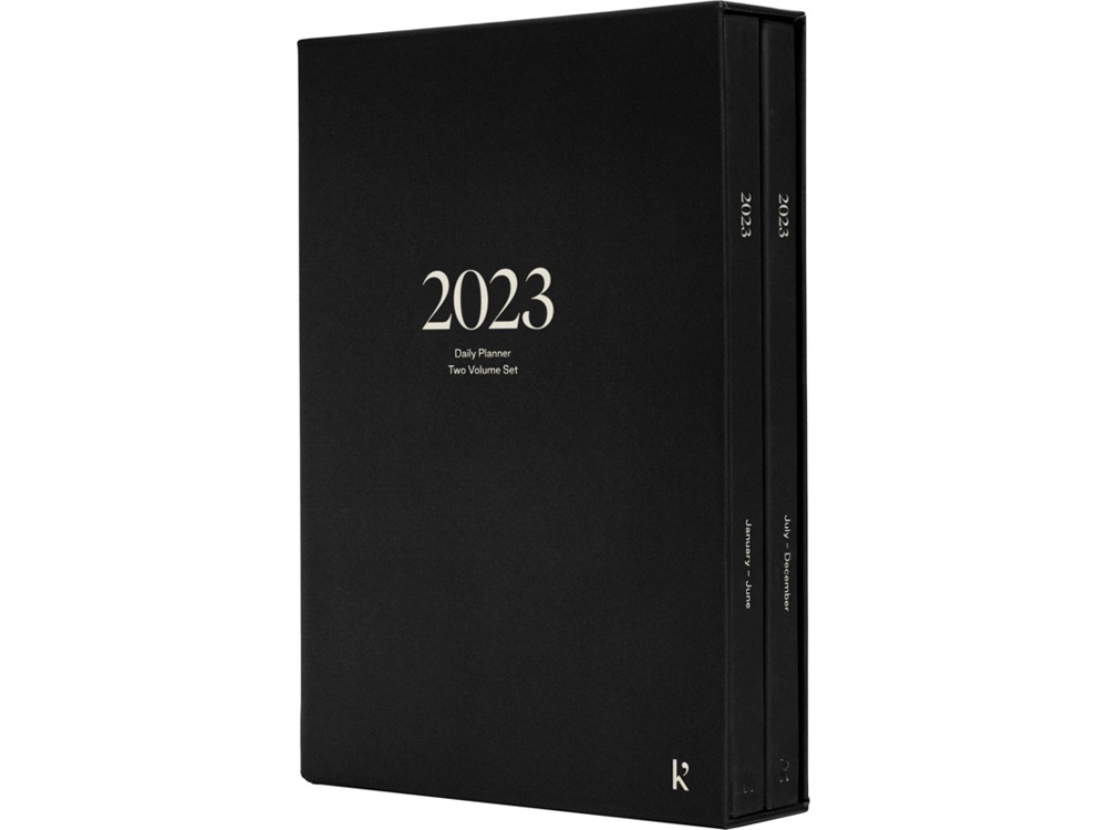 Ежедневник в твердом переплете формата A5 Karst, черный-0