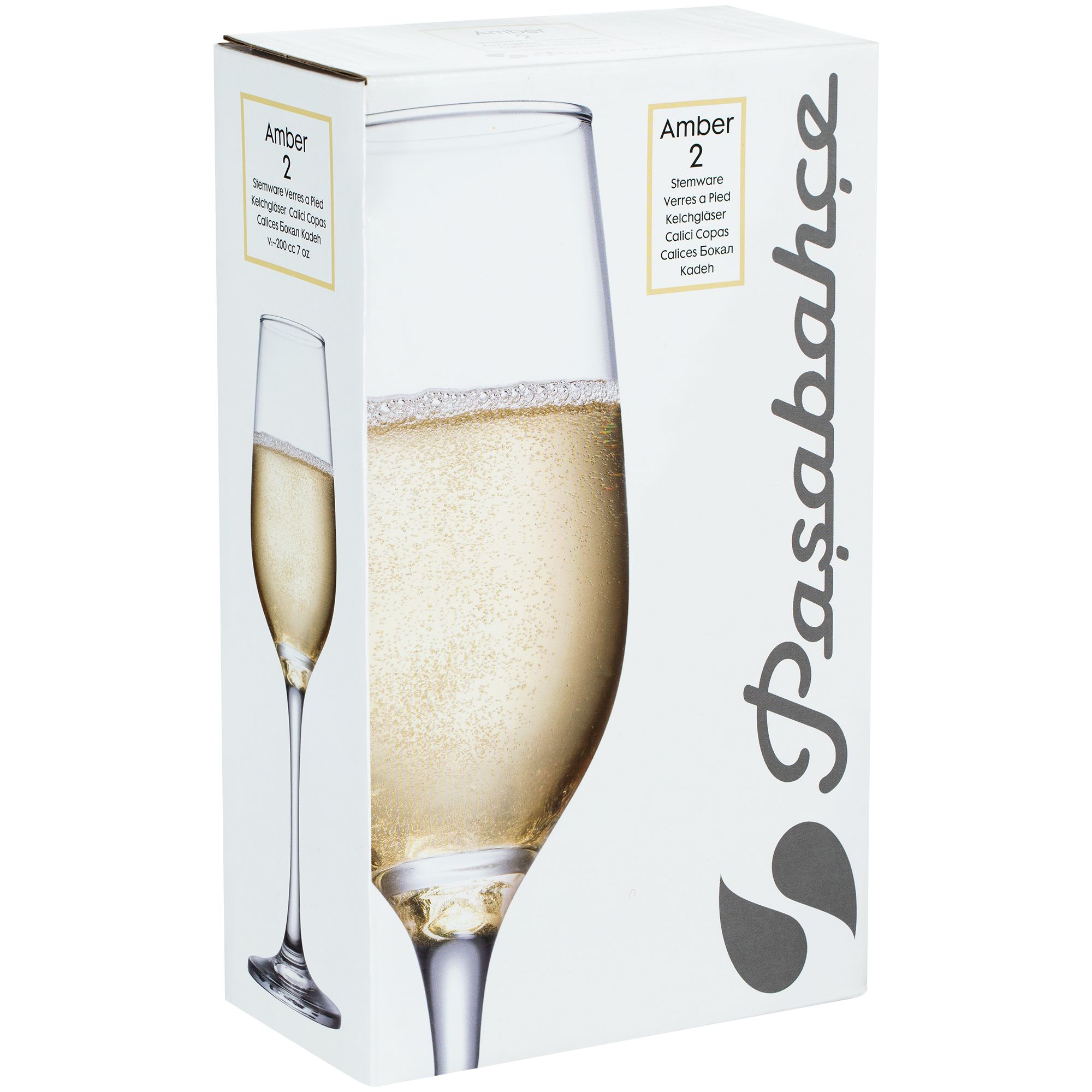 Набор из 2 бокалов для шампанского Amber-2