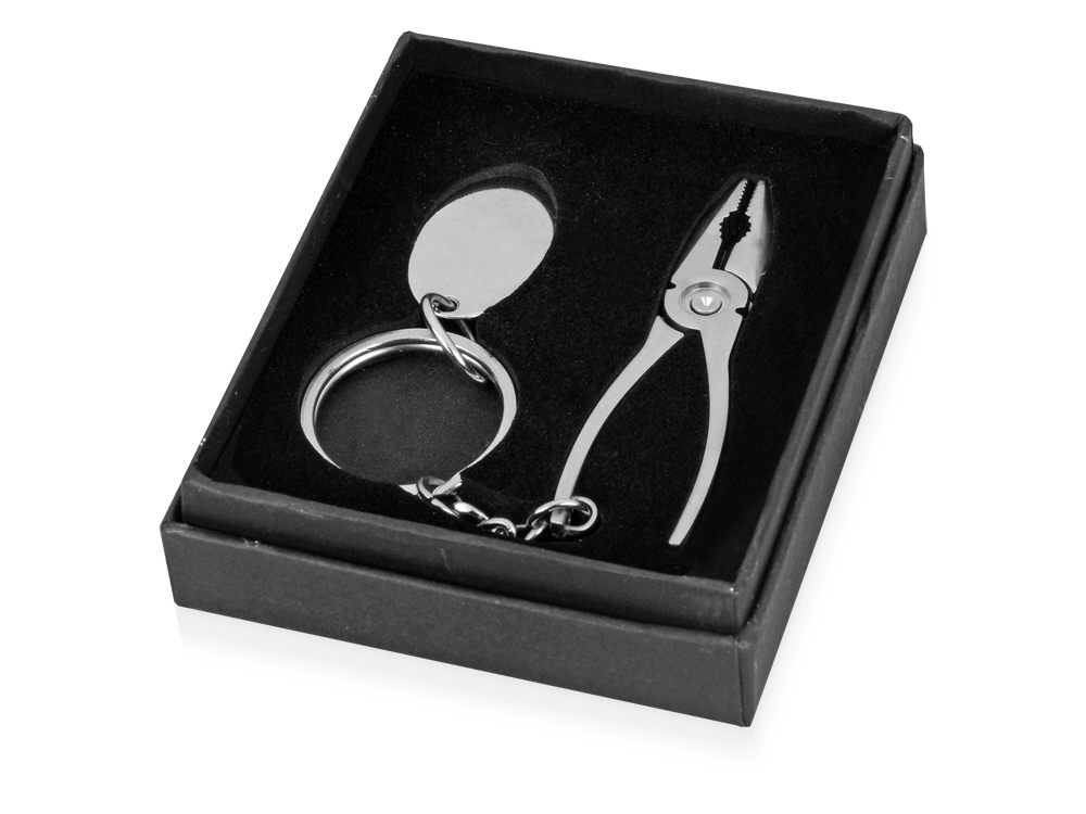 Брелок с шильдом Пассатижи, серебристый-2