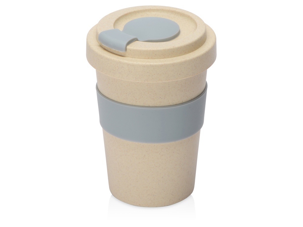 Стакан из пшеничного волокна Flava, серый-0