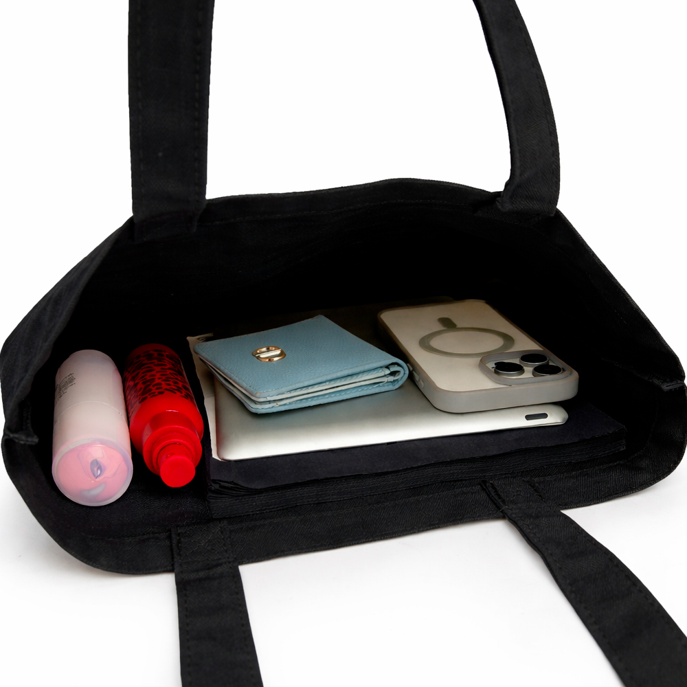 Сумка для покупок IVORY 325 г/м², Чёрный-5