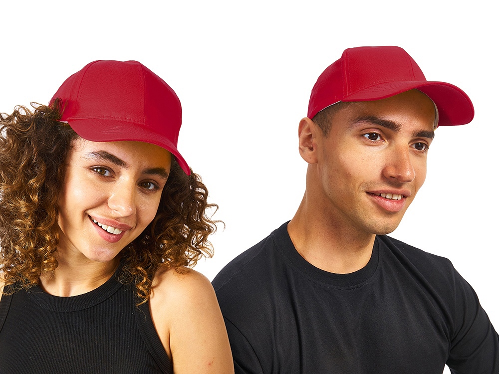 Бейсболка Detroit 6-ти панельная, красный-0