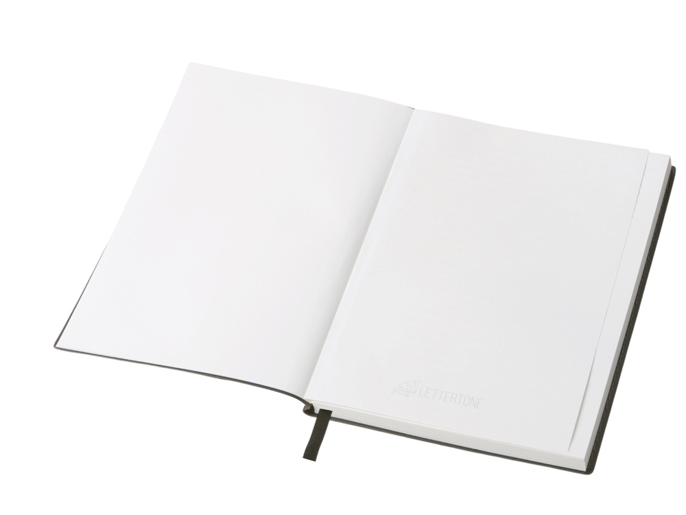 Блокнот А5 Bradbury, гибкая обложка, 80 листов 80 гр/м2 FSC бумага, темно-серый-3