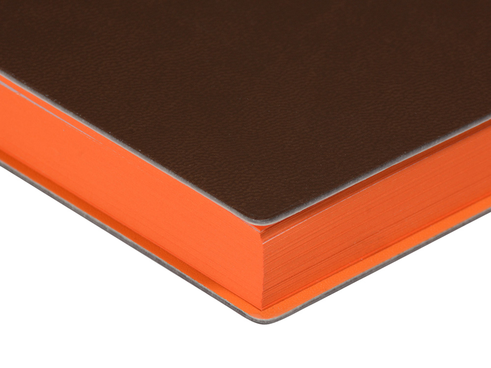 Ежедневник А5 недатированный Mercury, коричневый-3