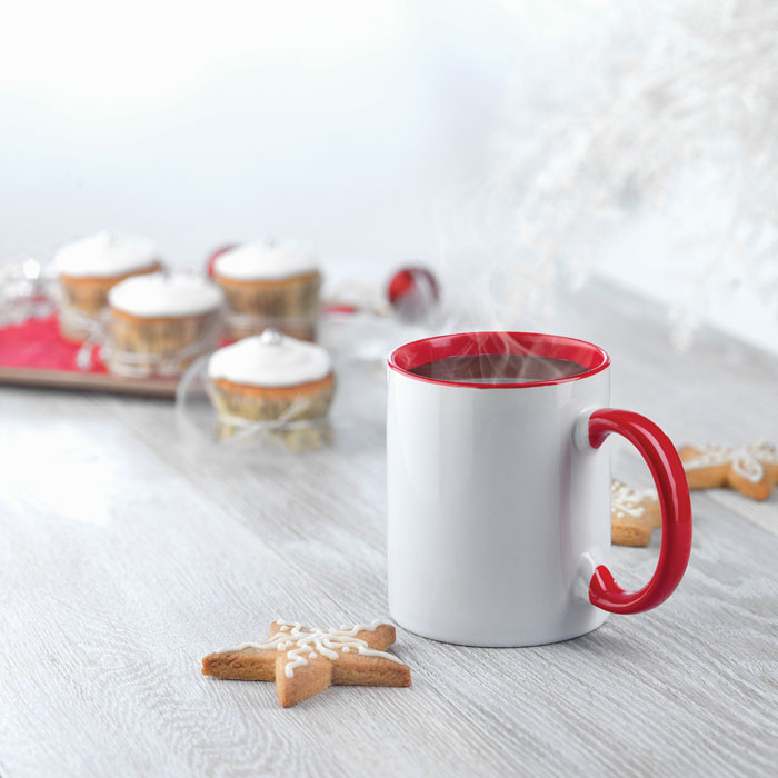 Кружка, красный-5