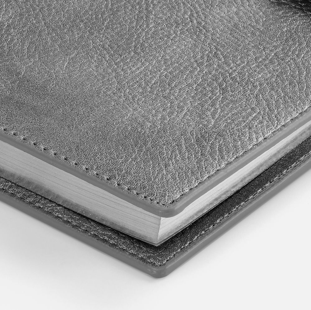 Ежедневник Repute, недатированный, серый-3