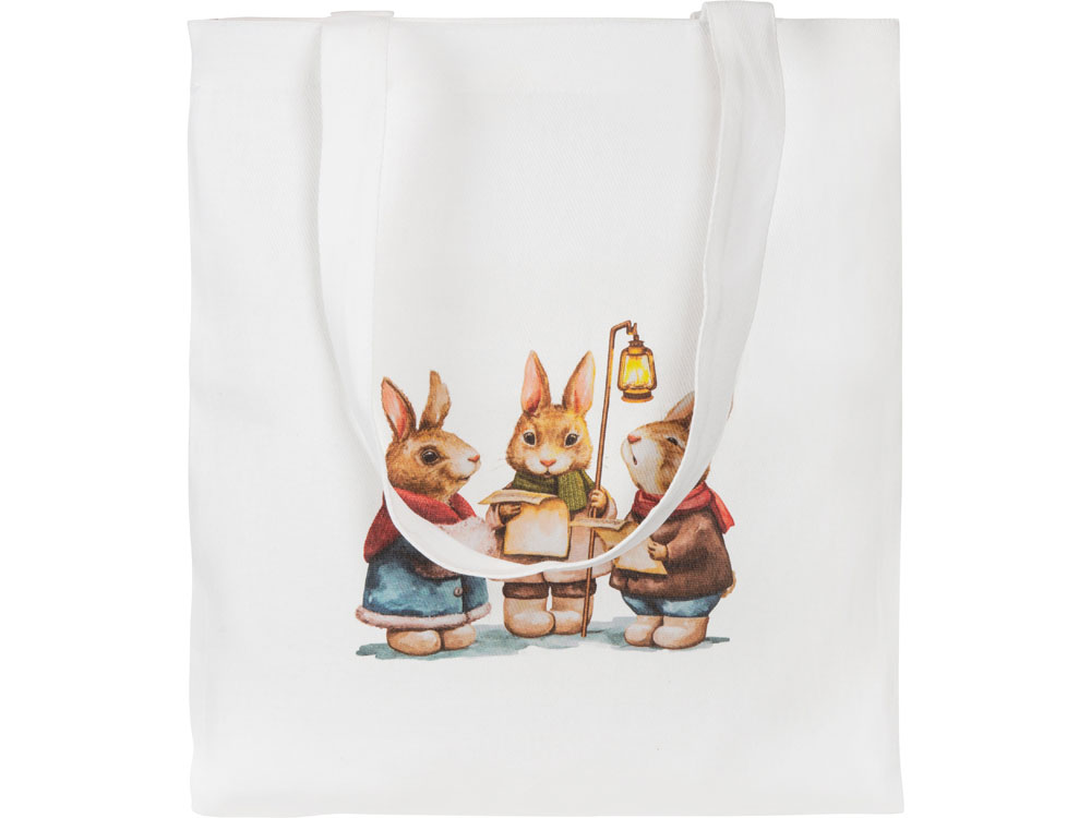 Сумка Element из хлопка для покупок, 180 г, белый-3