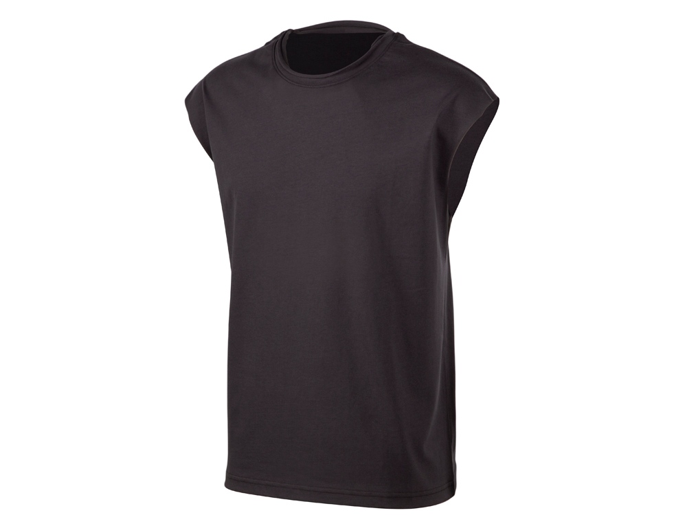 Майка оверсайз Berlin, унисекс, темно-серый-7