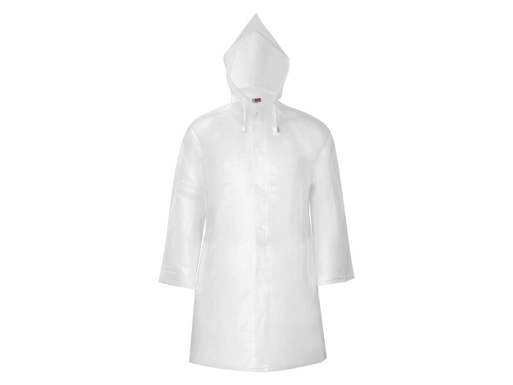 Дождевик Hawaii c чехлом унисекс, бесцветный полупрозрачный-2