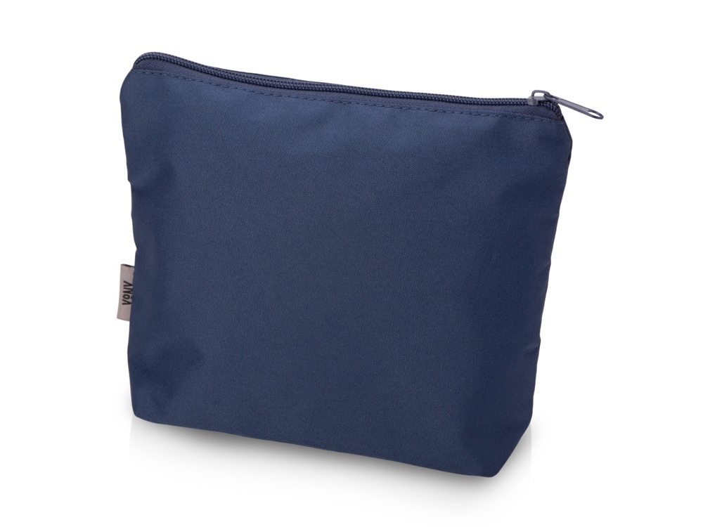 Органайзер для электроники и проводов Amalia из полиэстера 300D с подкладкой, темно-синий-1