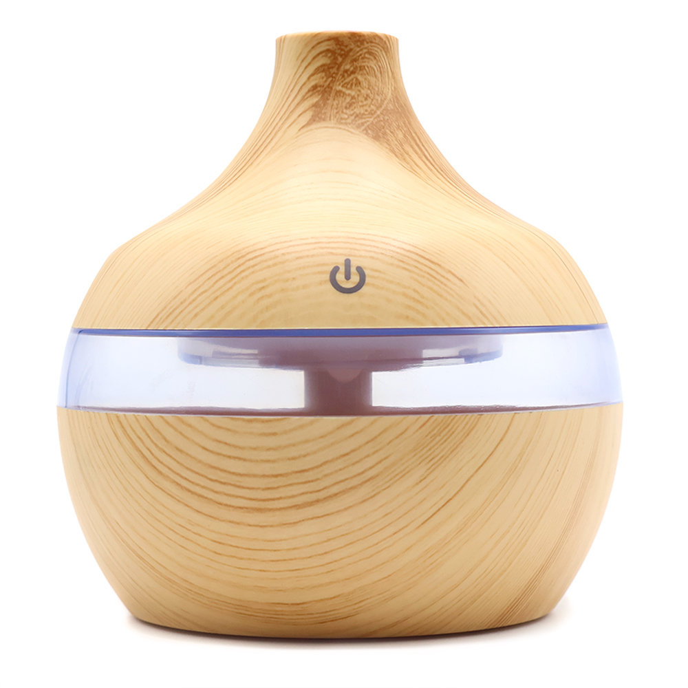Светодиодный USB арома увлажнитель Holz, Коричневый-2
