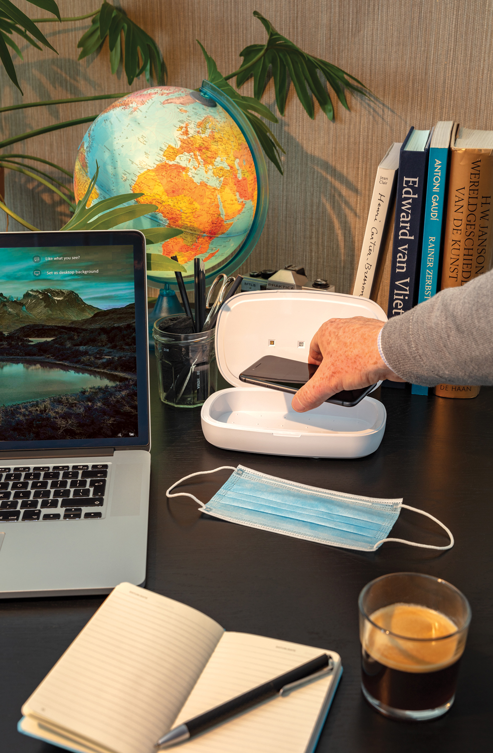 Стерилизатор UV-C с функцией беспроводной зарядки, 5 Вт-4