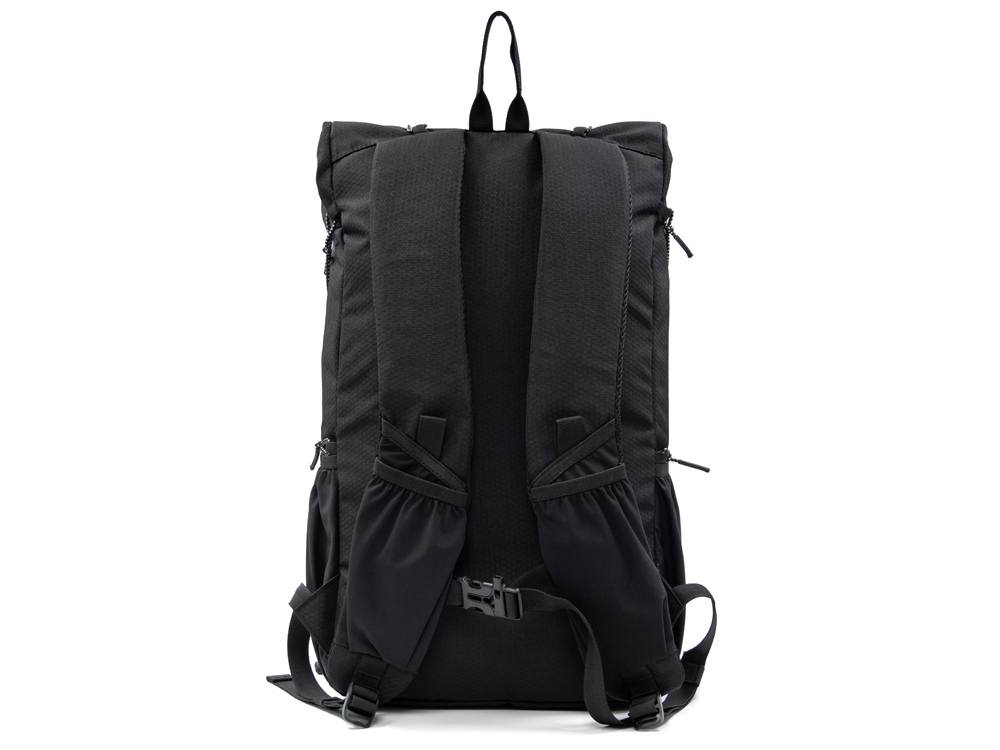 Легкий складывающийся рюкзак-мессенджер Venturer Eco, черный-3