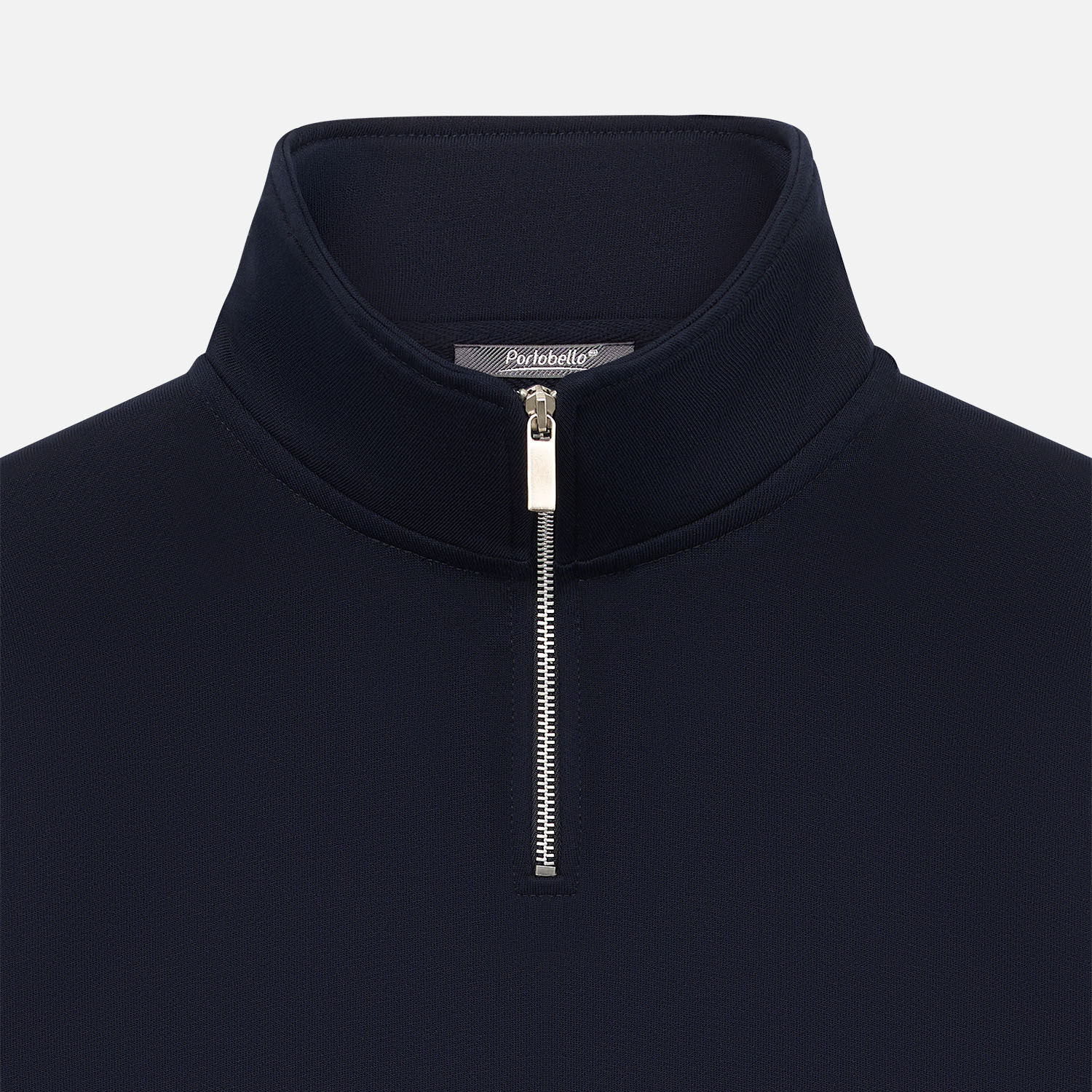 Толстовка на молнии унисекс Флоу (Flow), темно-синяя-9