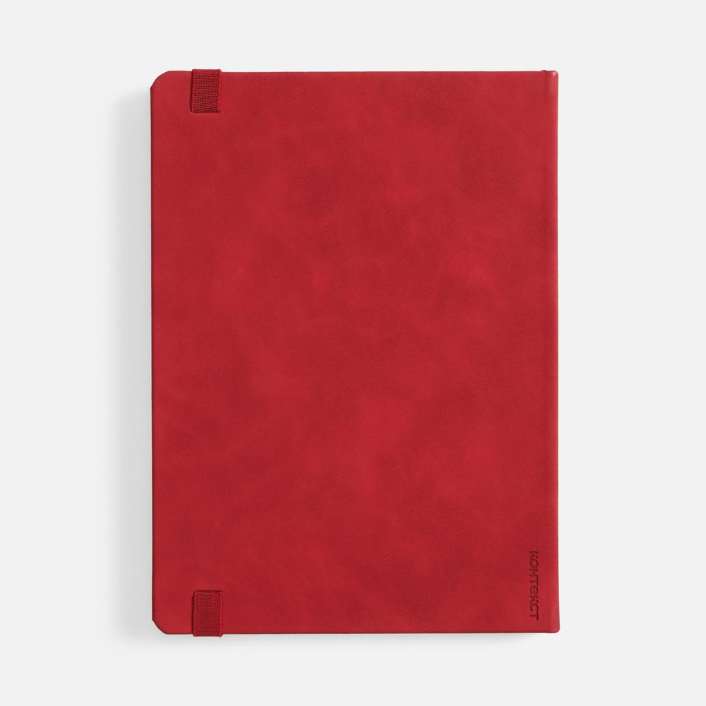 Ежедневник Urban Metal, недатированный, красный-1