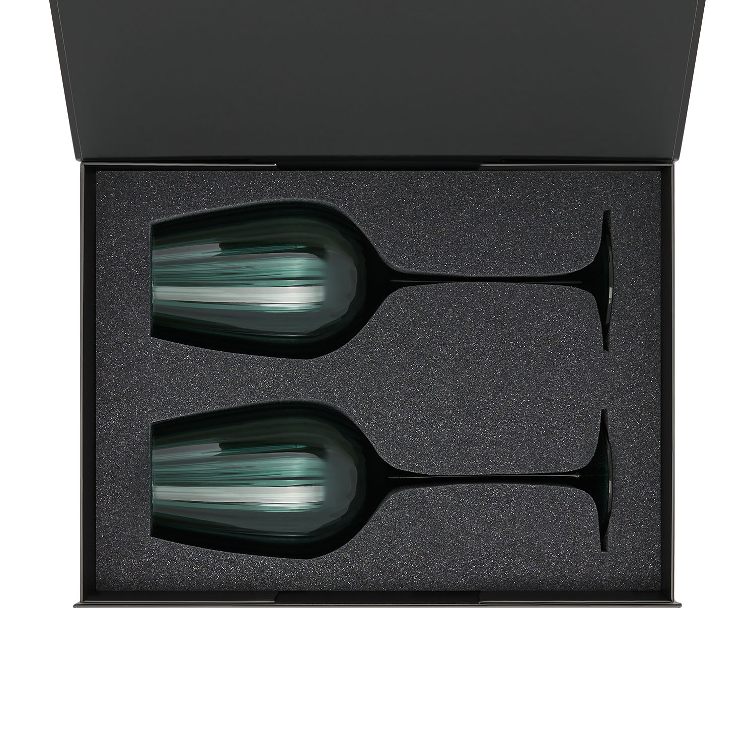 Ложемент под 2 бокала для вина (рифленое стекло) в среднюю коробку-трансформер (арт. 695721)-2