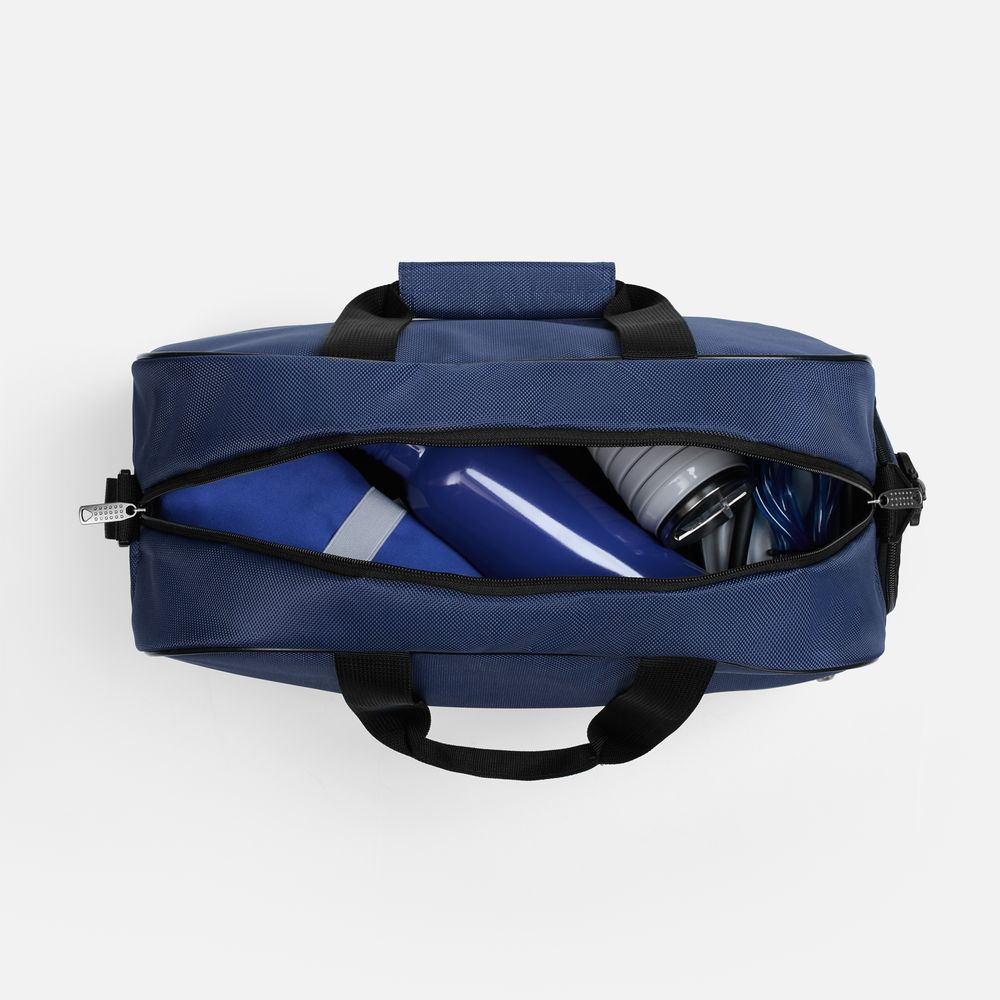 Спортивная сумка Atlantes, темно-синяя с черным-3