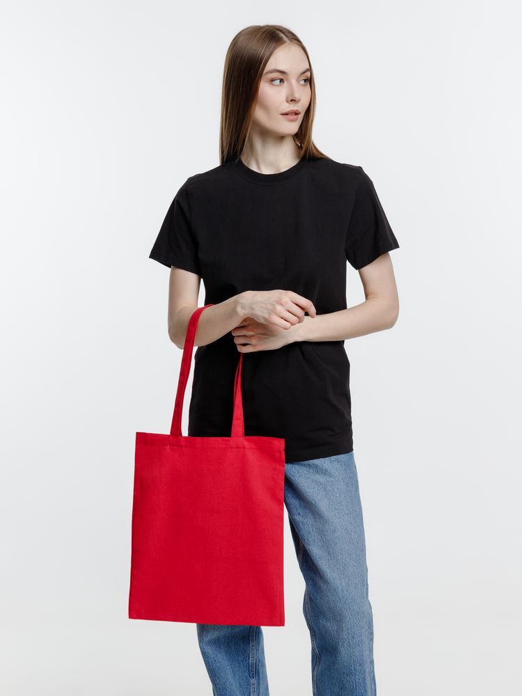 Холщовая сумка Neat 140, красная-5