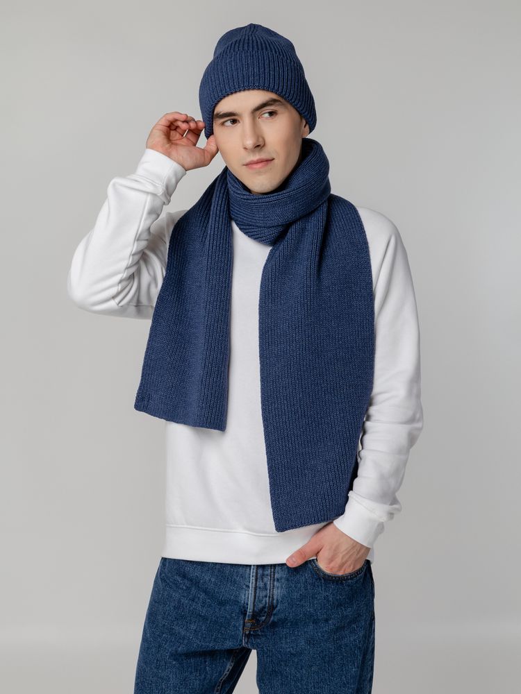 Шапка Tommi, синий меланж-6