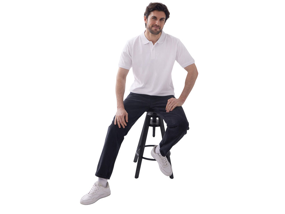 Рубашка поло Dubai мужская, белый-6