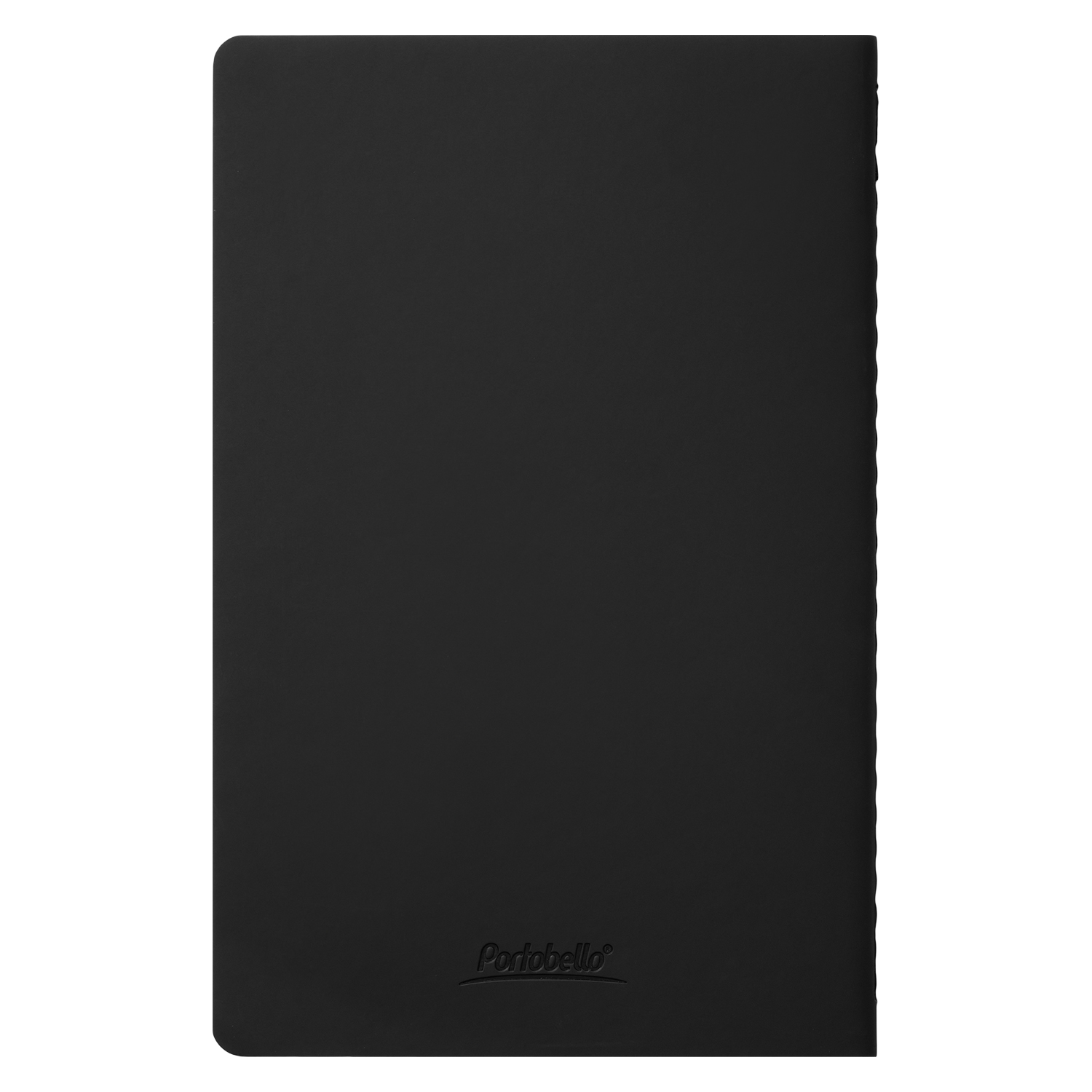 Блокнот Alpha slim, черный-4