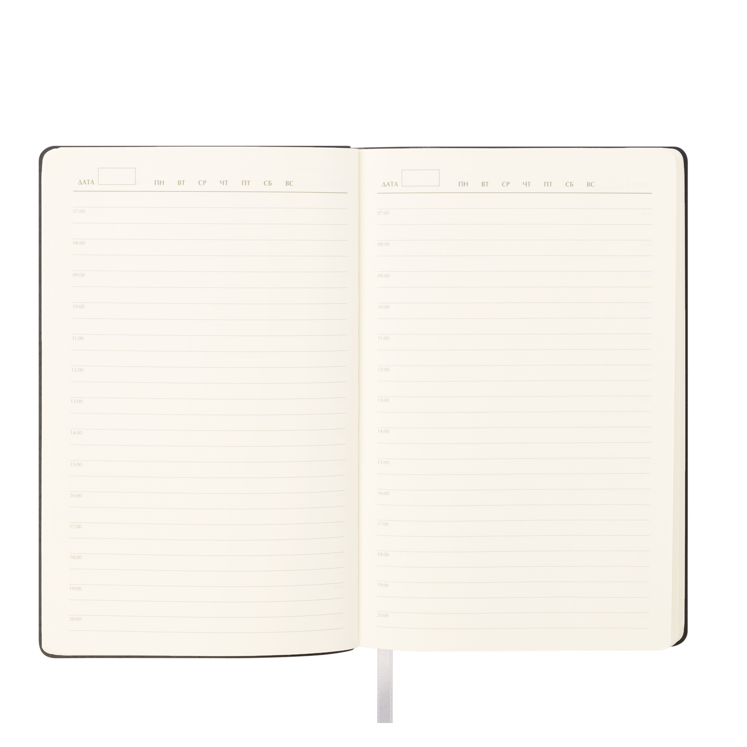 Ежедневник Velvet City недатированный, белый  (без упаковки, без стикера)-10