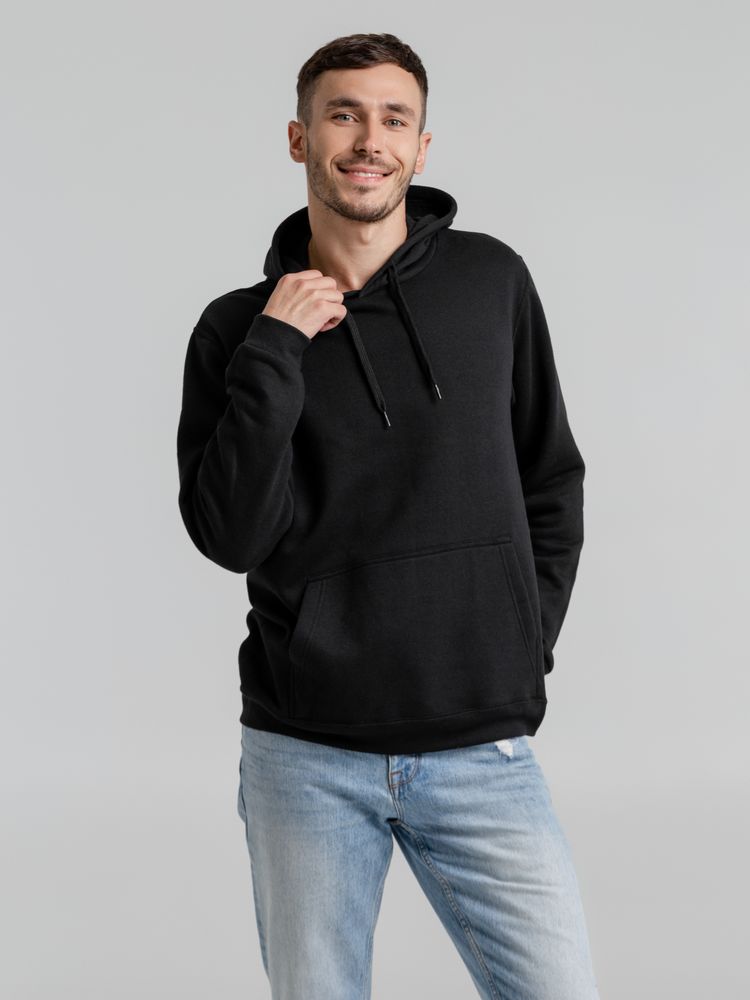 Толстовка с капюшоном Snake II черная-4