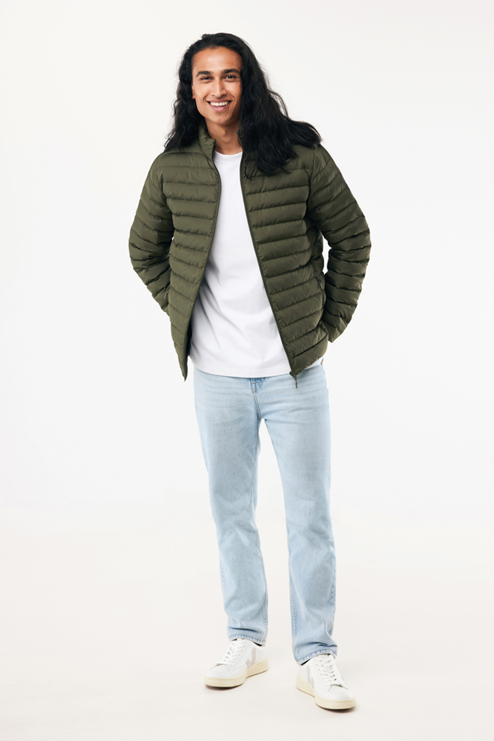 Мужская стеганая куртка Iqoniq Maiko из переработанного полиэстера AWARE™-6