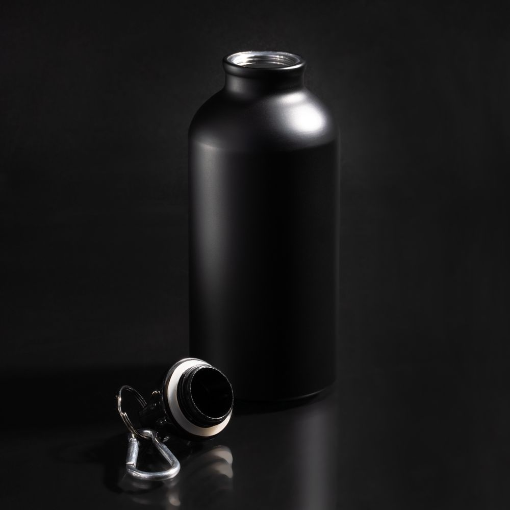 Бутылка для воды Funrun 400, черная-3