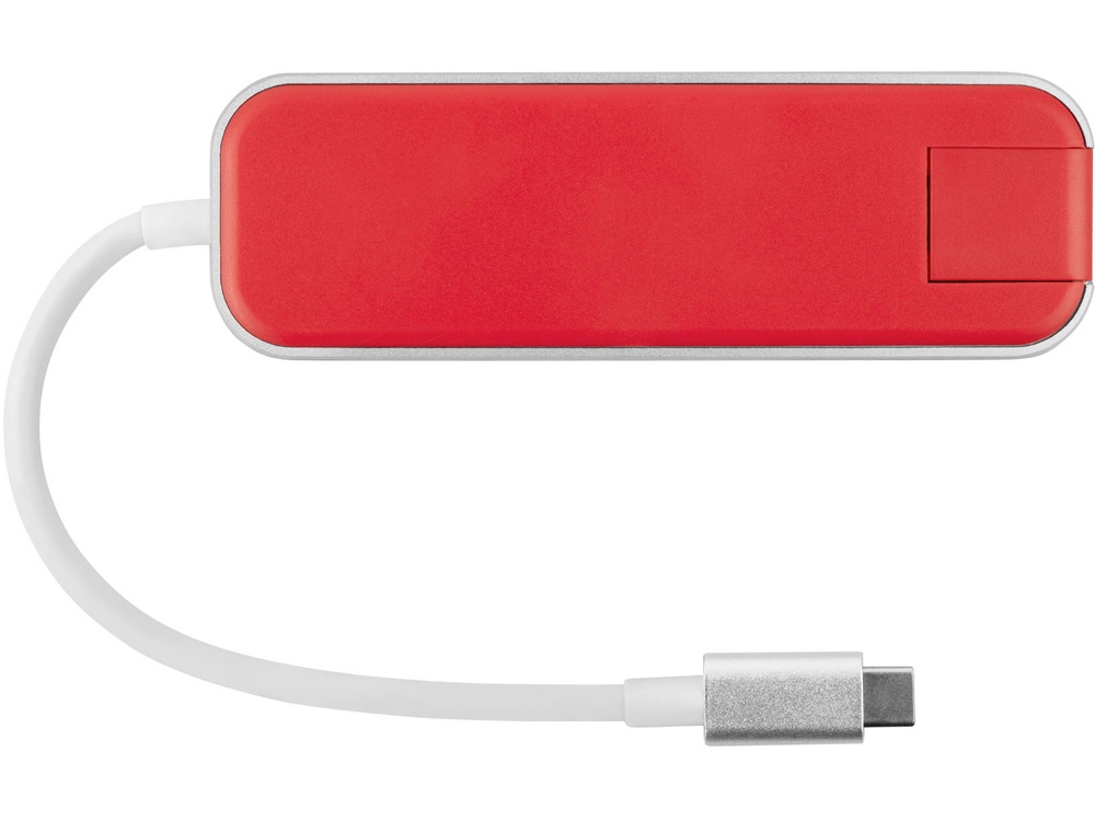Хаб USB Rombica Type-C Chronos Red-1