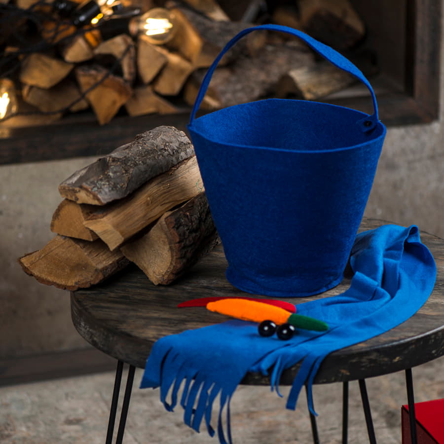 Набор для лепки снеговика УЛЫБКА, синий-3