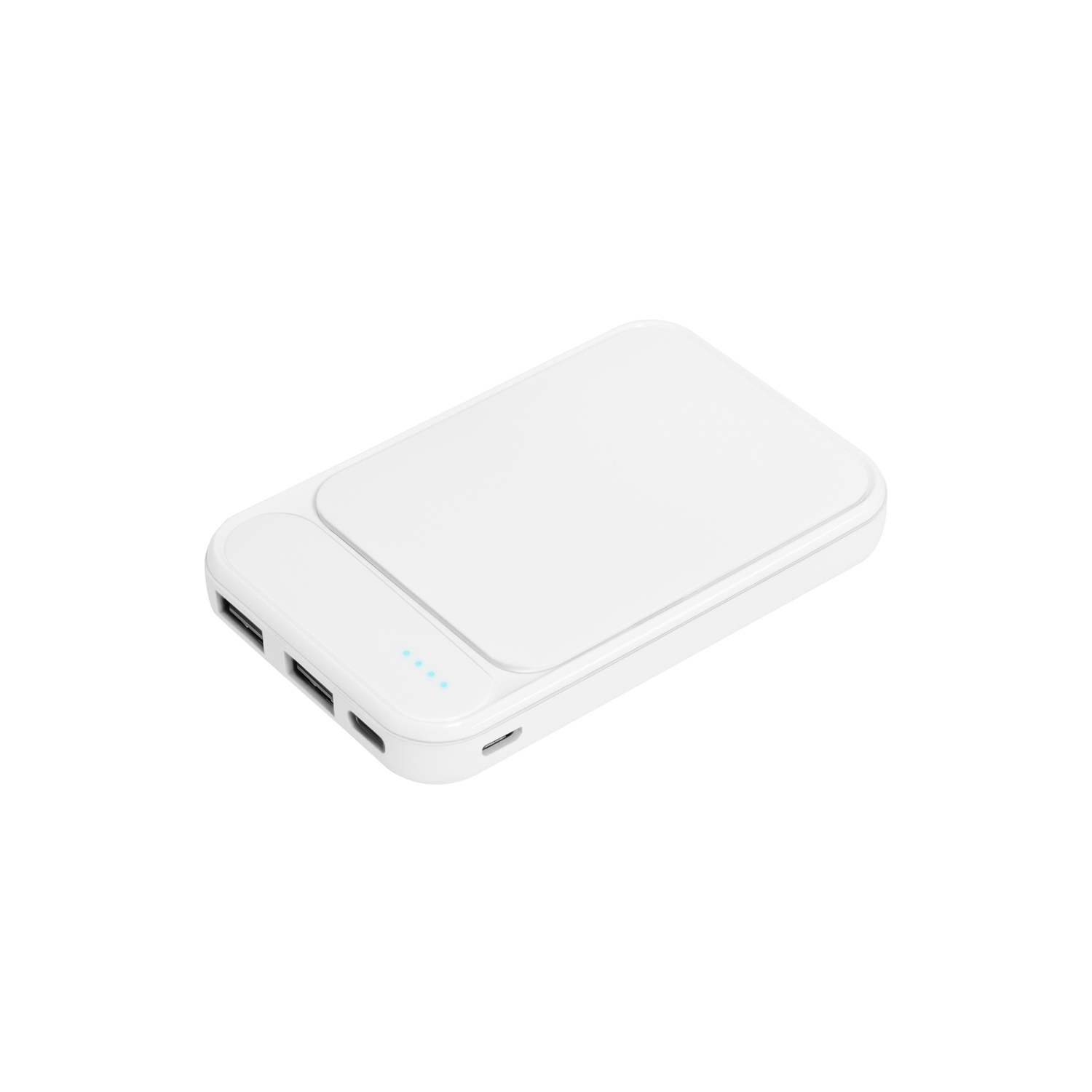 Внешний аккумулятор с подсветкой Старлайт PB (Starlight PB) 5000 mAh, белый-0
