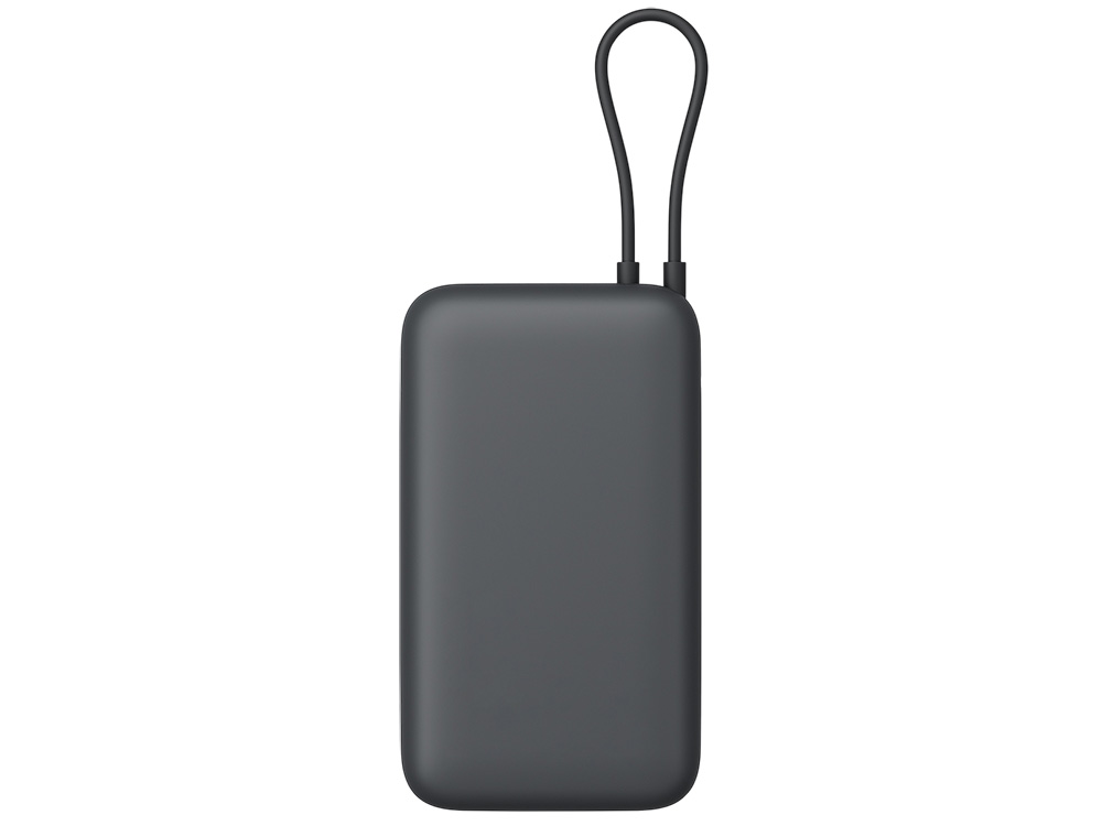 Внешний аккумулятор с встроенным кабелем Xiaomi Power Bank 20000mAh (Integrated Cable) GL Dark Gray-3