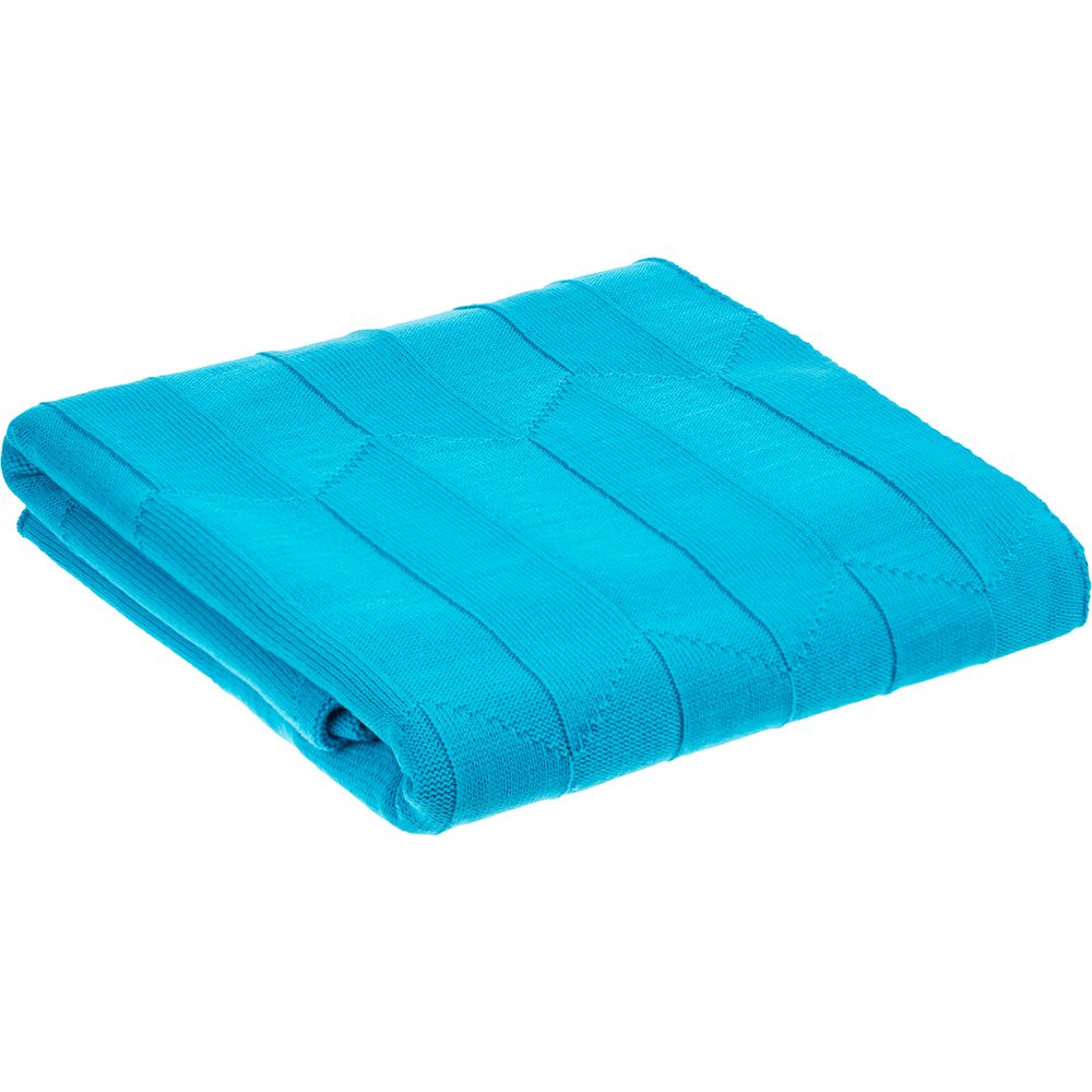 Плед Rombus, бирюзовый-2