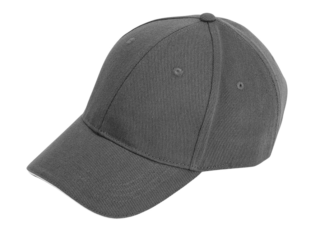 Бейсболка Cancun, темно-серый/белый-3