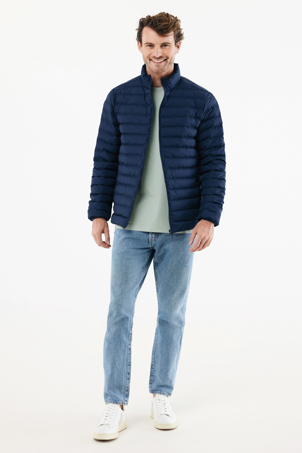 Мужская стеганая куртка Iqoniq Maiko из переработанного полиэстера AWARE™-4