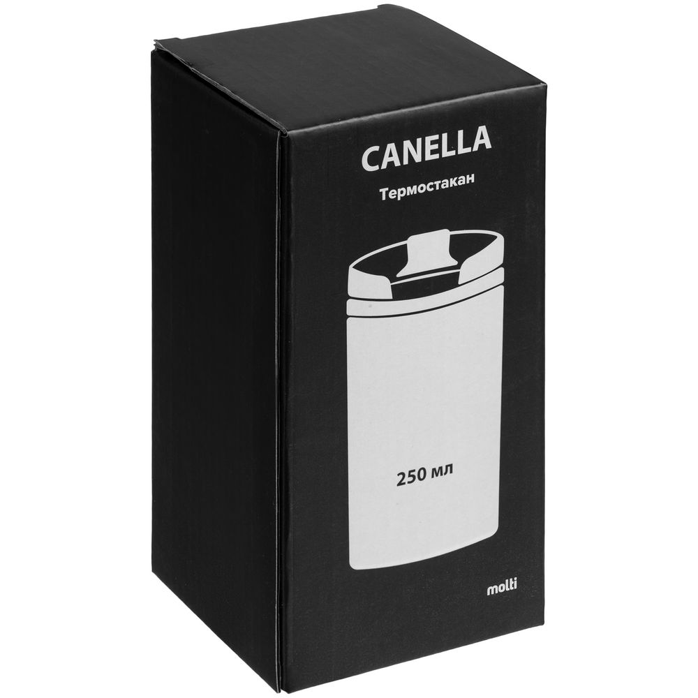 Термостакан Canella, оранжевый матовый-3