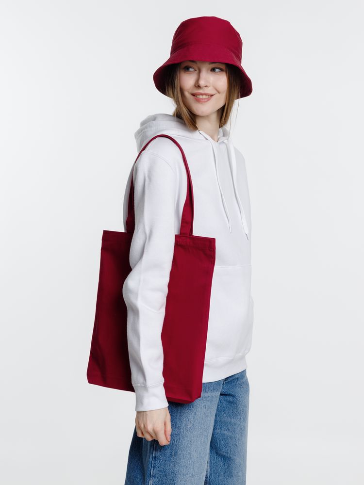 Холщовая сумка Avoska, бордовая-4