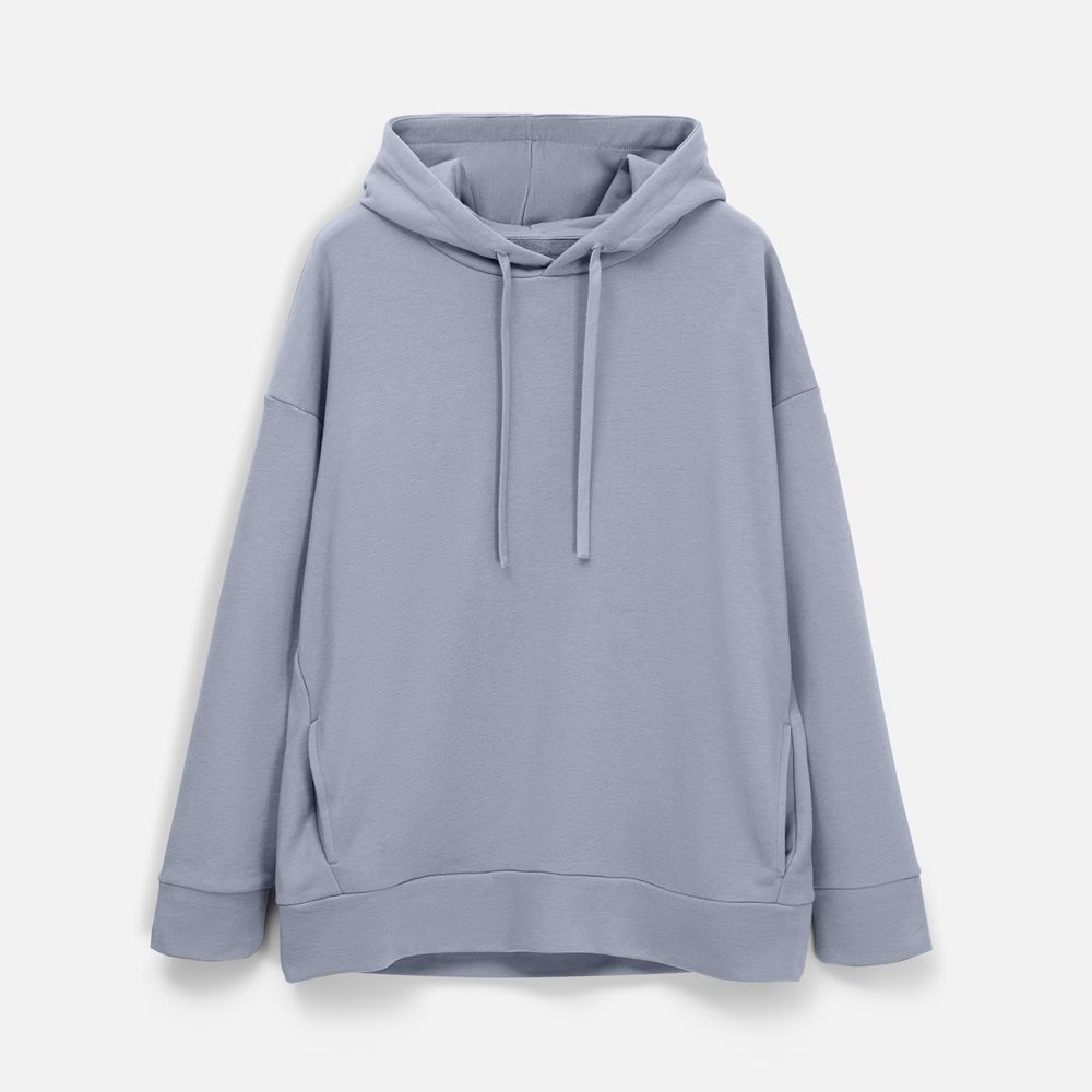 Худи унисекс H2, серое-4