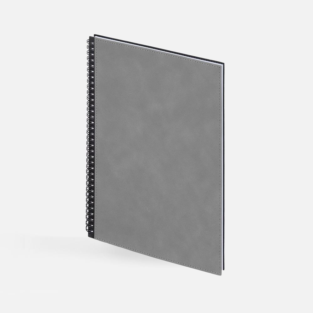 Ежедневник Notera Maxi, недатированный, серый-5
