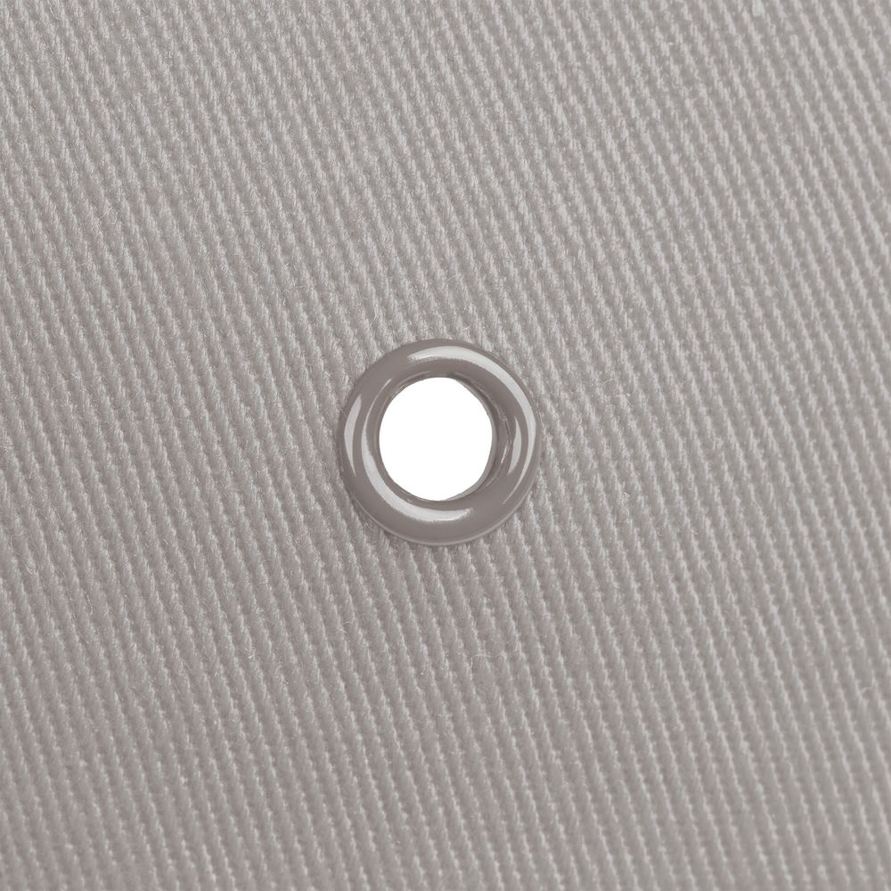 Бейсболка Canopy, серая с черным кантом-3