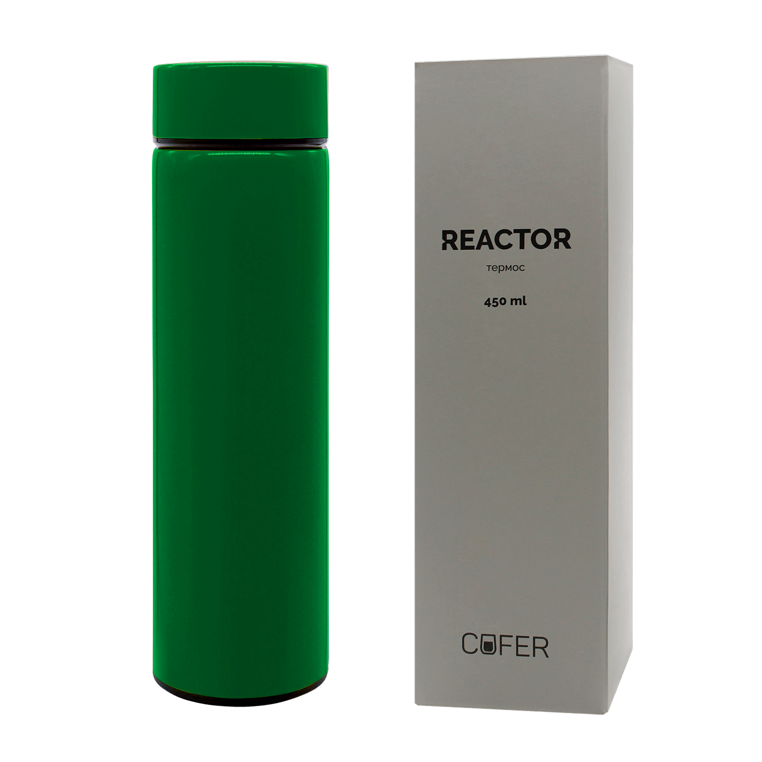 Термос Reactor с датчиком температуры (зеленый)-3