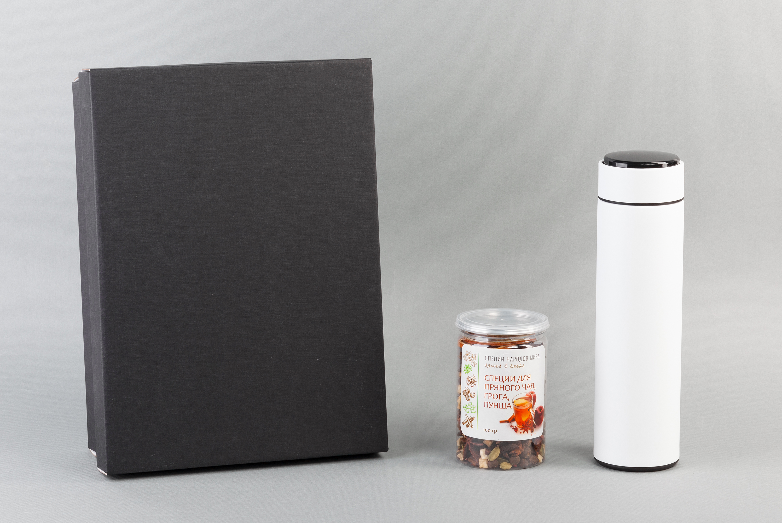 Набор подарочный "Pleasure": термос "Финикс", специи-1