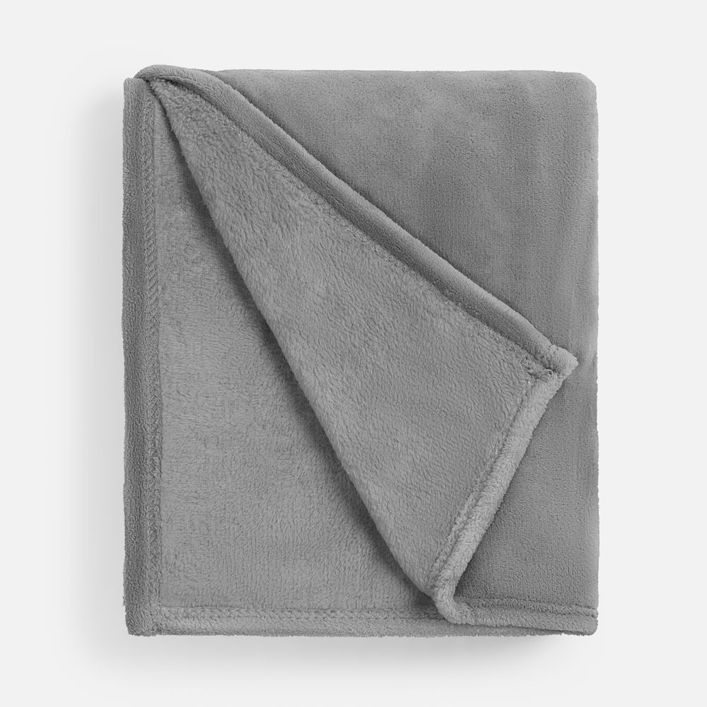 Плед Plush, серый-1